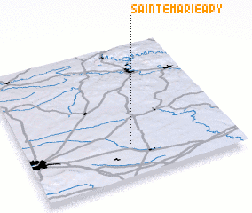 3d view of Sainte-Marie-à-Py