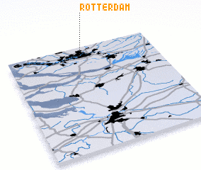 3d view of Rotterdam