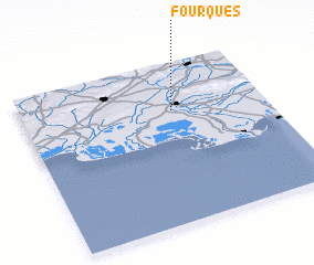 3d view of Fourques