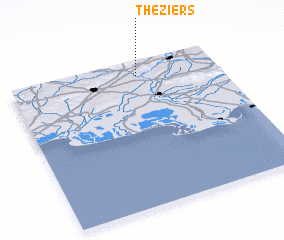 3d view of Théziers