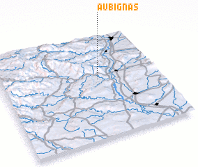 3d view of Aubignas