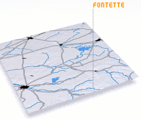 3d view of Fontette