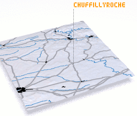 3d view of Chuffilly-Roche