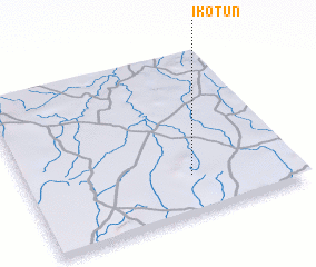 3d view of Ikotun