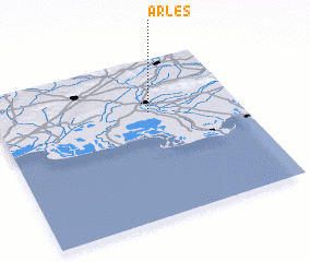 3d view of Arles