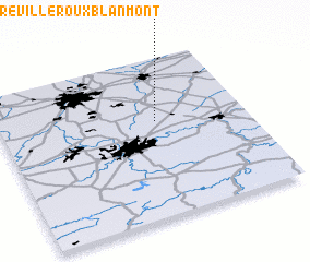 3d view of Chastre-Villeroux-Blanmont