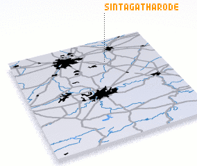 3d view of Sint-Agatha-Rode