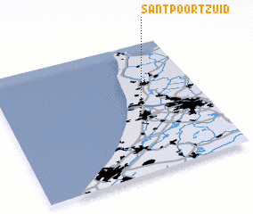 3d view of Santpoort-Zuid