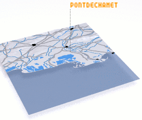 3d view of Pont de Chamet