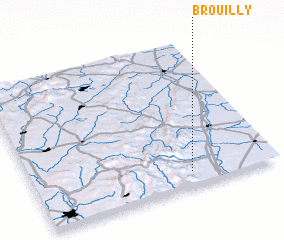 3d view of Brouilly