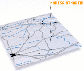 3d view of Mont-Saint-Martin