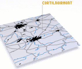 3d view of Cortil-Noirmont