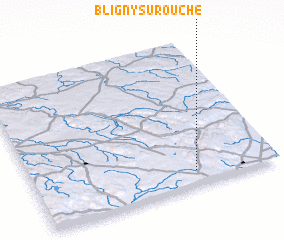 3d view of Bligny-sur-Ouche