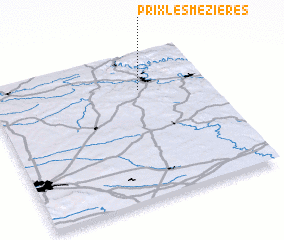 3d view of Prix-lès-Mézières