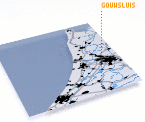 3d view of Gouwsluis