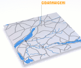 3d view of Gidan Maigemi