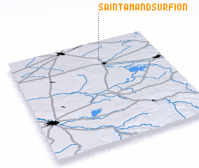 3d view of Saint-Amand-sur-Fion