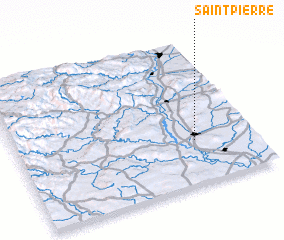 3d view of Saint-Pierre