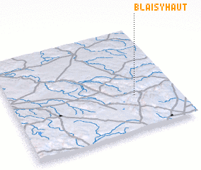 3d view of Blaisy-Haut