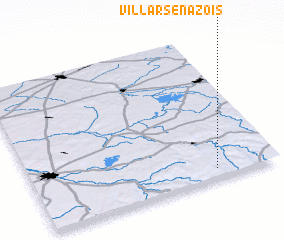 3d view of Villars-en-Azois