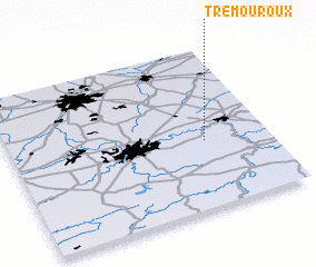 3d view of Tremouroux