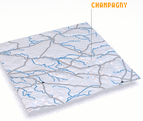 3d view of Champagny