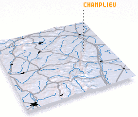 3d view of Champlieu