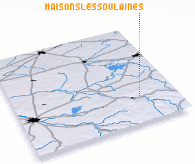 3d view of Maisons-lès-Soulaines