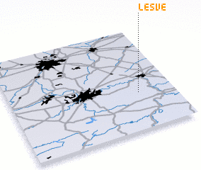 3d view of Lesve