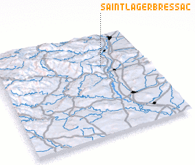 3d view of Saint-Lager-Bressac