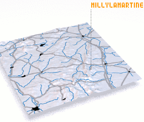 3d view of Milly-Lamartine