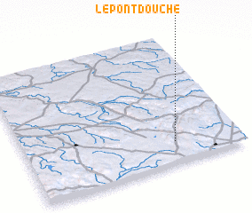 3d view of Le Pont-dʼOuche