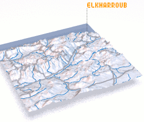 3d view of El Kharroûb