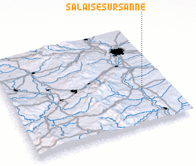 3d view of Salaise-sur-Sanne