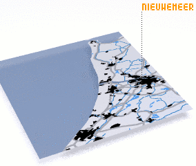 3d view of Nieuwe Meer