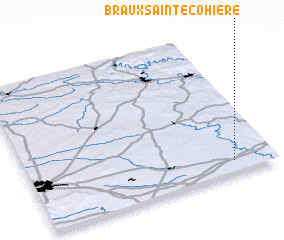 3d view of Braux-Sainte-Cohière