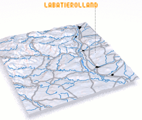 3d view of La Bâtie-Rolland