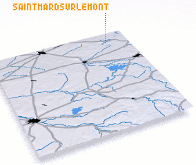 3d view of Saint-Mard-sur-le-Mont