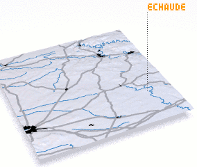 3d view of Échaude