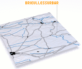 3d view of Brieulles-sur-Bar