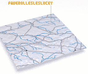 3d view of Faverolles-lès-Lucey