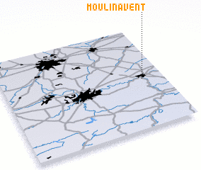 3d view of Moulin à Vent