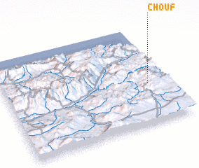 3d view of Chouf