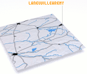 3d view of Laneuville-à-Rémy