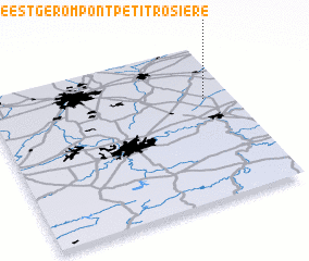 3d view of Geest-Gérompont-Petit-Rosière