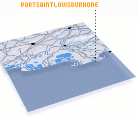 3d view of Port-Saint-Louis-du-Rhône