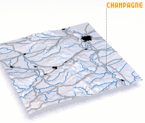 3d view of Champagne