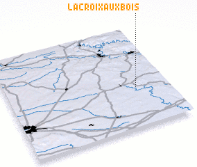 3d view of La Croix-aux-Bois