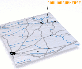 3d view of Nouvion-sur-Meuse