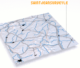 3d view of Saint-Jean-sur-Veyle